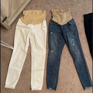 Express jeans and maternity jeans